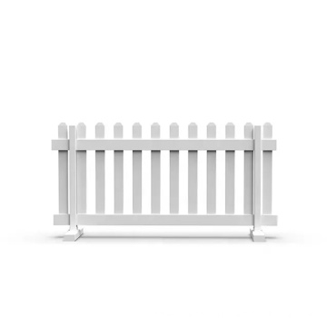 White PVC Temporary Fencing